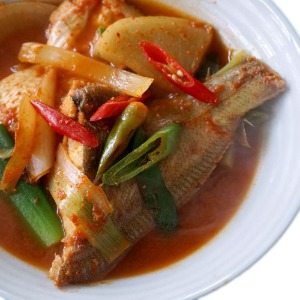 물가자미 미주구리 생선찌개 세트(3~4인) 야채,육수,양념 포함